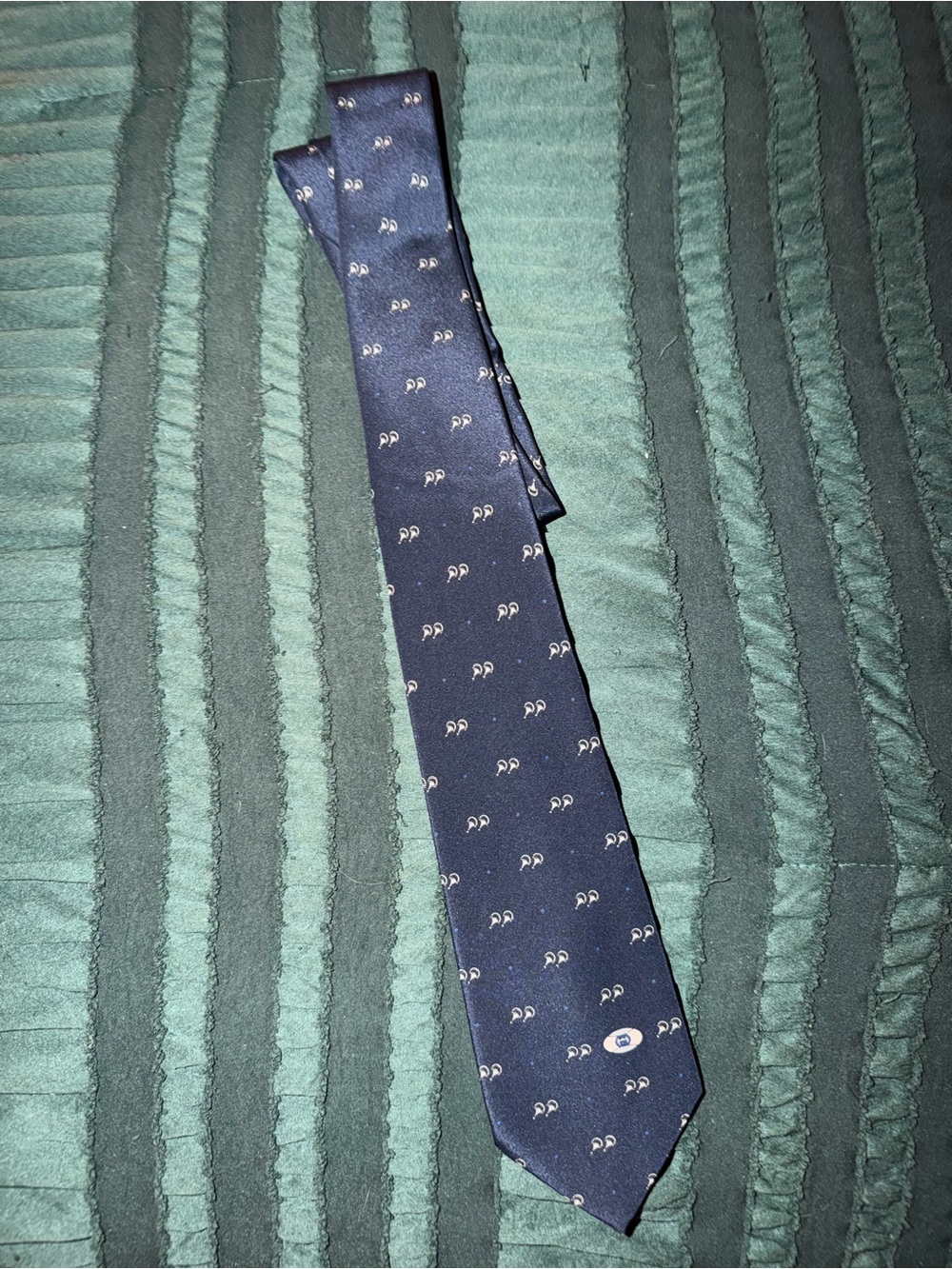 Gucci Classic Navy Patterned Men's Tie - Navy